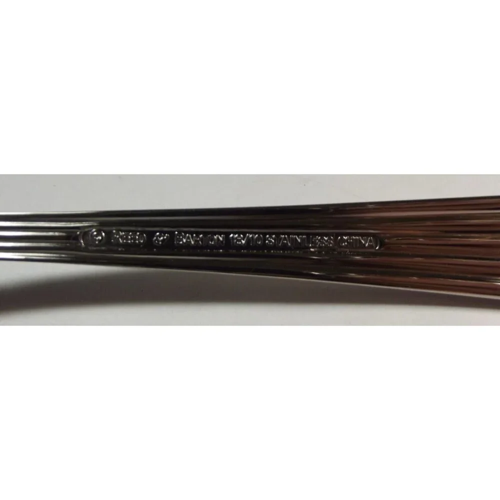 Reed & Barton Pierced Tablespoon serving spoon TRINITY HALL 18/10 stainless 8.5